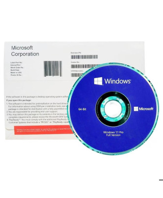 Windows Microsoft 11 Pro 64 Bit Oem Pack Dvd Ita Licenza A Vita