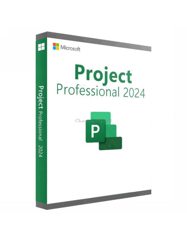 Microsoft Project 2024 Pro LTSC para 3 PC Licencia vitalicia