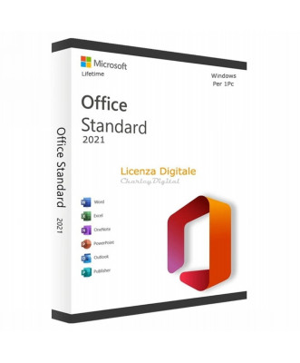 Microsoft Office 2021 Standard 1 Pc Una Licenza A vita