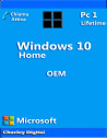Microsoft Windows 10 Home OEM 1 PC Lifetime License