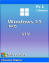 Microsoft Windows 11 Pro Oem 1 Pc Una  Key Licenza Esd a Vita