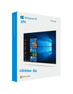 Microsoft Windows 10 Home Retail ITA 1 Pc Una Licenza Lifetime