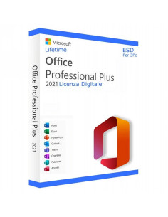 Microsoft Office 2021 Pro Plus Ltsc 3 Pc Una  Key Licenza Esd a Vita