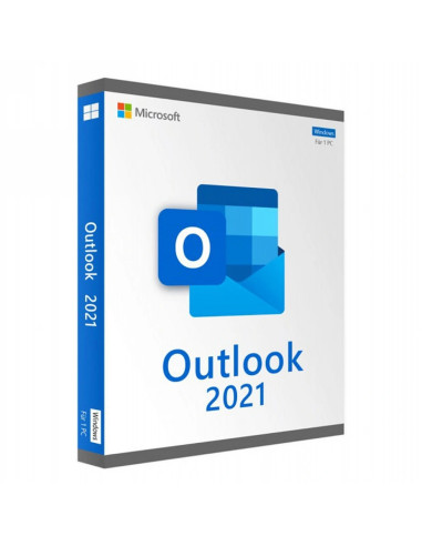 Microsoft Outlook Pro 2021 10 & 11 1 Pc Una  Key Licenza Esd a Vita