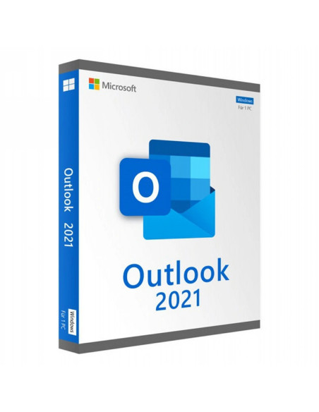 Microsoft Outlook Pro 2021 10 & 11 1 Pc Una  Key Licenza Esd a Vita