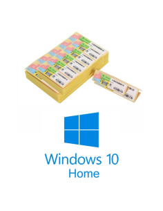 Microsoft Windows 10 Home estándar COA de 32 a 64 bits 1 PC Licencia vitalicia