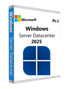 Windows Server 2025 Datacenter para 2 PC una licencia Vitalicia