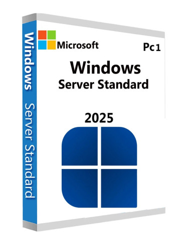 Windows Server 2025 Standard Retail 2 Pc 1 Key Lifetime Esd License