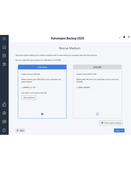 Ashampoo Backup 2025 1 Pc 1 key Licenza Esd A Vita