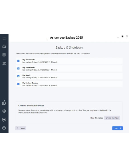 Ashampoo Backup 2025 1 PC 1 Lifetime License