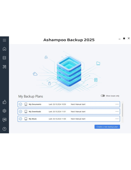 Ashampoo Backup 2025 1 Pc 1 key Licenza Esd A Vita