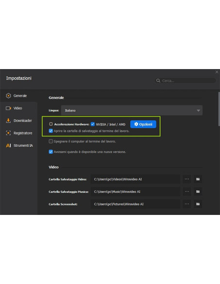 Winxvideo 3.0 AI 1 PC 1 Licencia de por vida