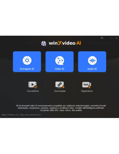 Winxvideo 3.0 AI 1 Pc 1 Key Licenza Esd A Vita