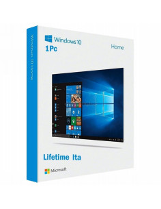 Microsoft Windows 10 Home Retail ITA 1 PC Licencia de por vida