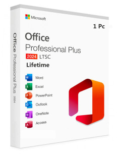 Microsoft Office 2024  Pro Plus 1 Pc Una Licenza A vita